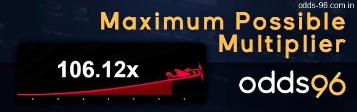 Maximum possible multiplier in Aviator game