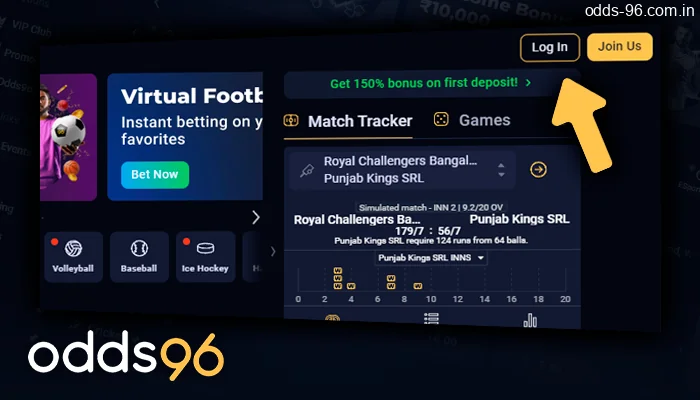 Login to Odds96 to play Aviator