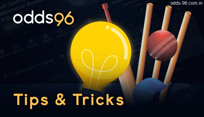 Tips and tricks to make bets on cricket by Odds96