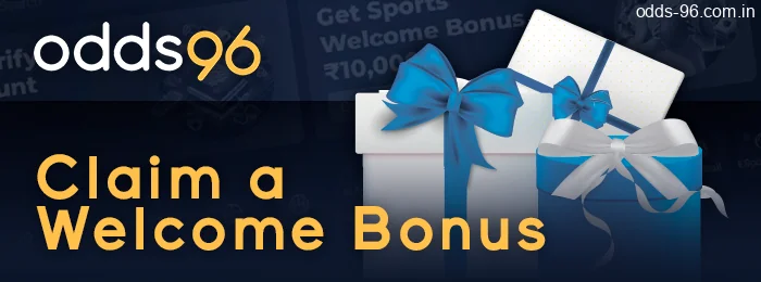 Odds96 welcome bonus for cybersport up to INR 20,000
