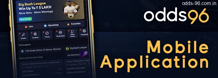Frequently asked questions about Odds96 mobile app
