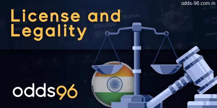 License and Legality of Odds96 Online Casino