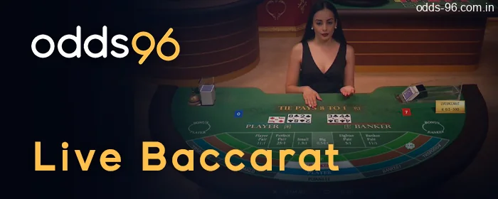Odds96 Live Baccarat: original card game in India