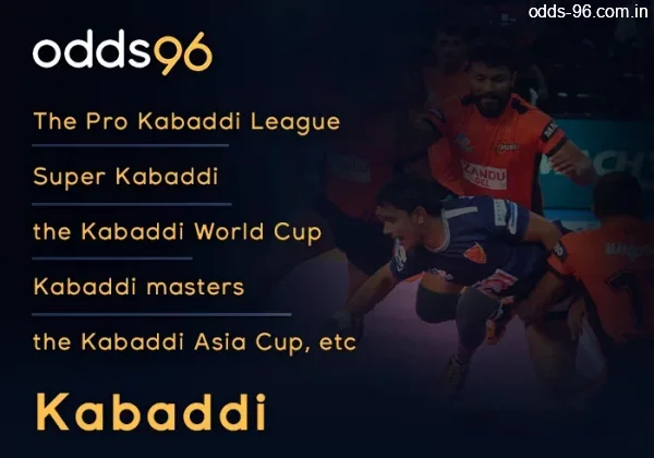 Place bets on kabaddi at Odds96