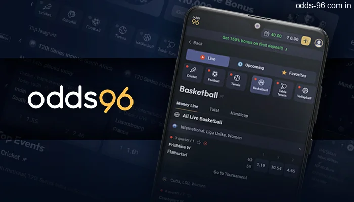 Install Odds96 mobile app for Android devices