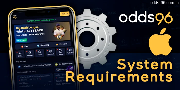 System Requirements for Odds96 iOS App: System Version, RAM, Processor