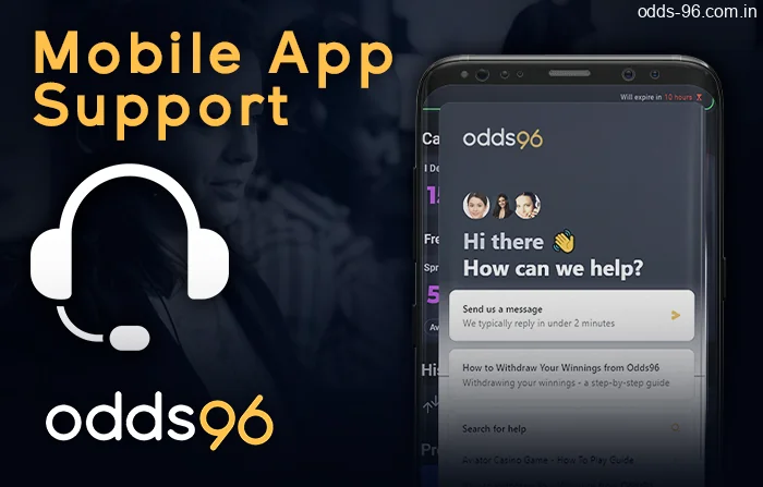 Odds96 Mobile App Support – Contact us by email or live chat